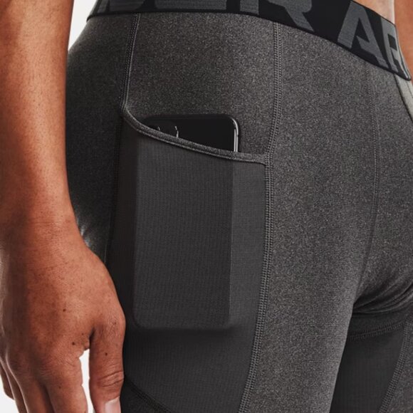 Under Armor Men's HeatGear Gray Compression ¾ Leggings (XL) - Picture 11 of 11